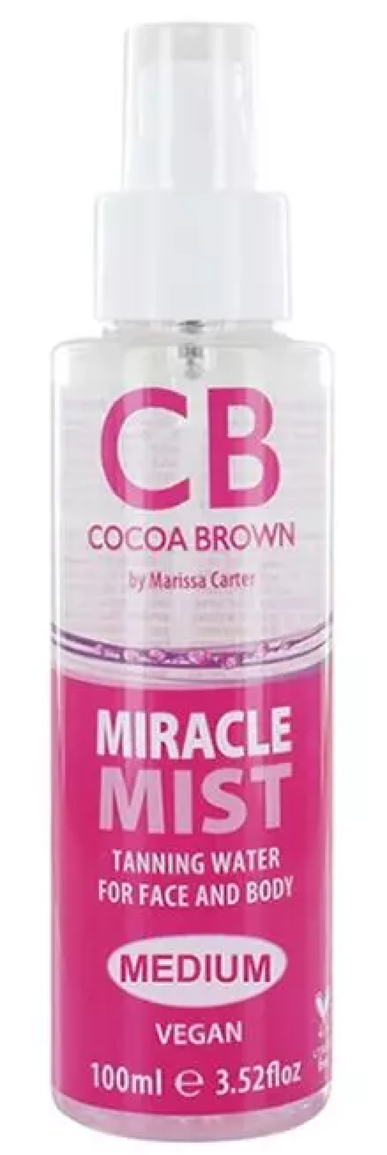 Cocoa Brown Tan Miracle Mist Tanning Water Medium