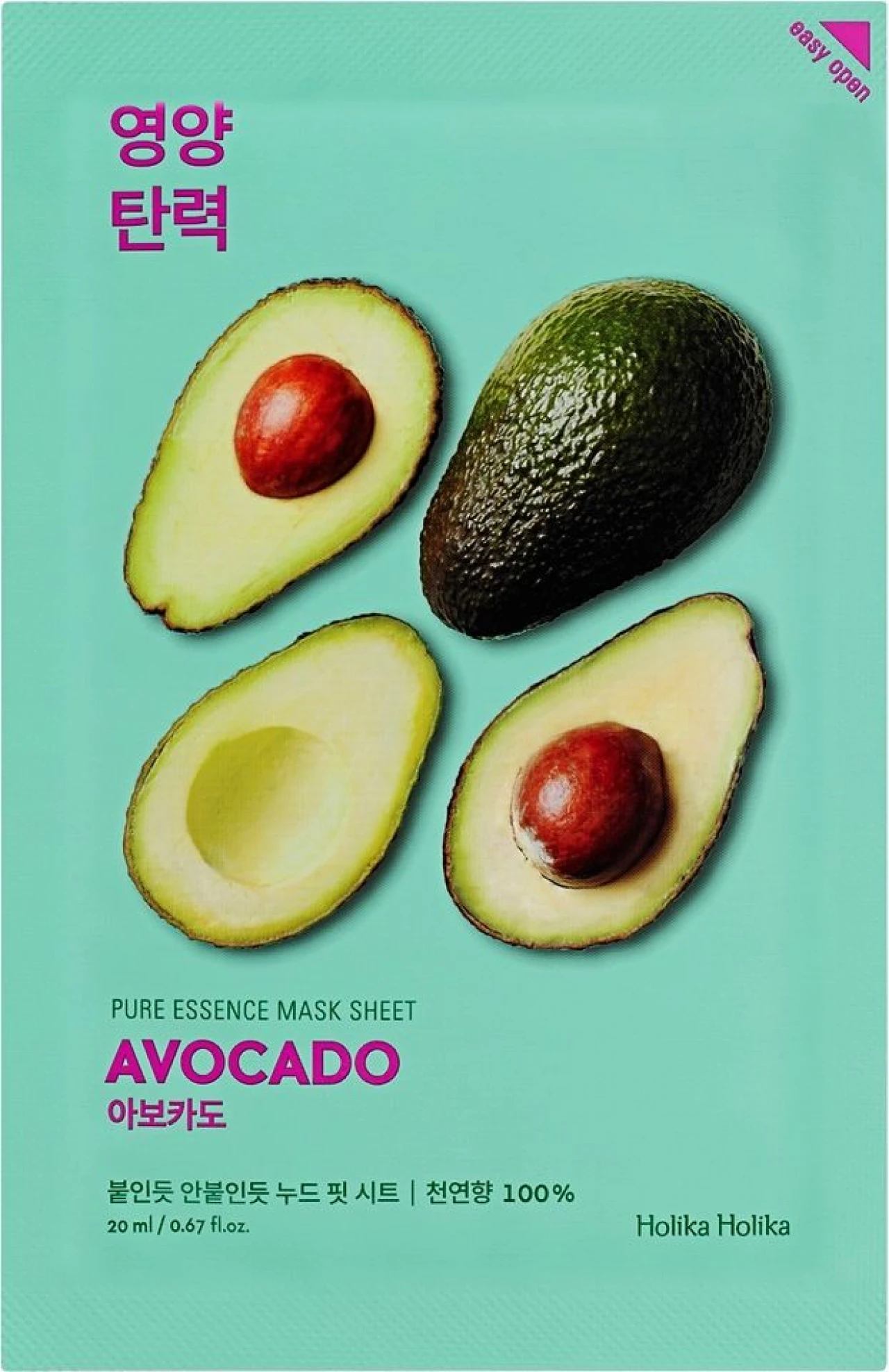 HOLIKA HOLIKA Pure Essence Sheet Mask Avocado