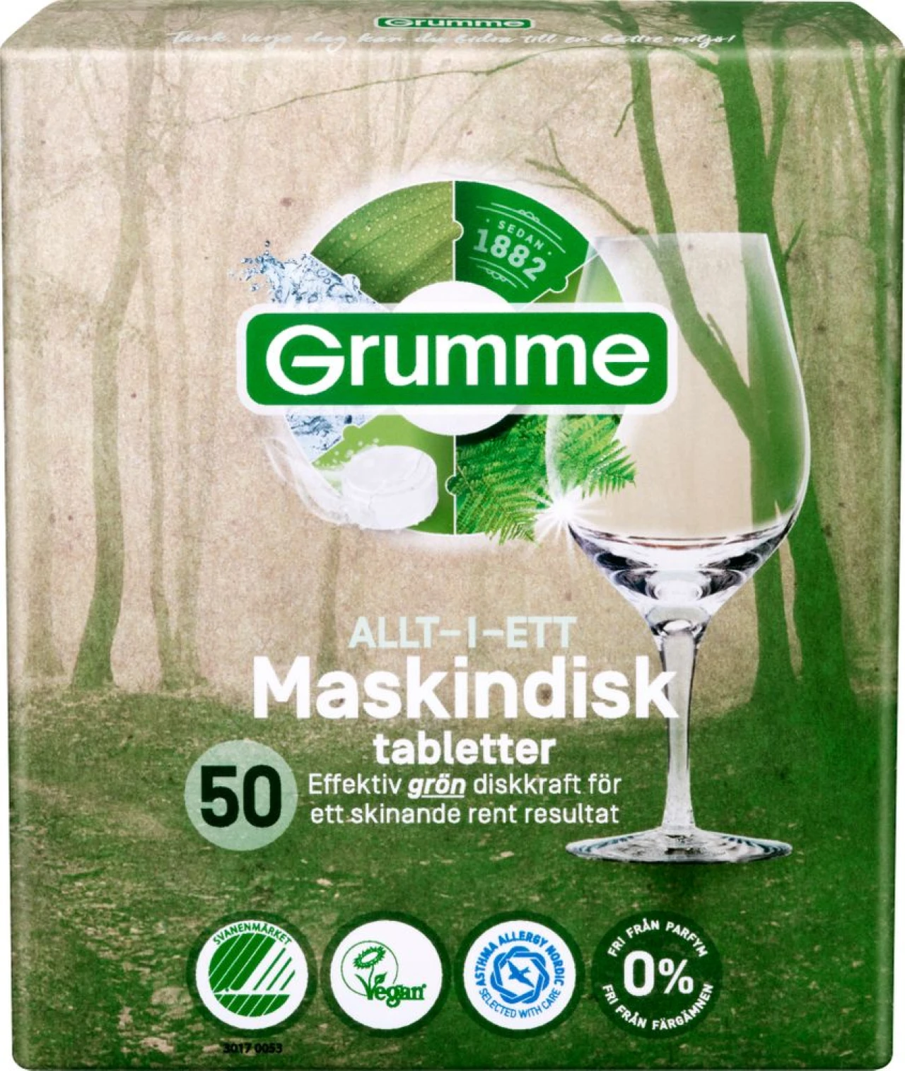 Grumme Machine Dishwashing Detergent 50 Tablets