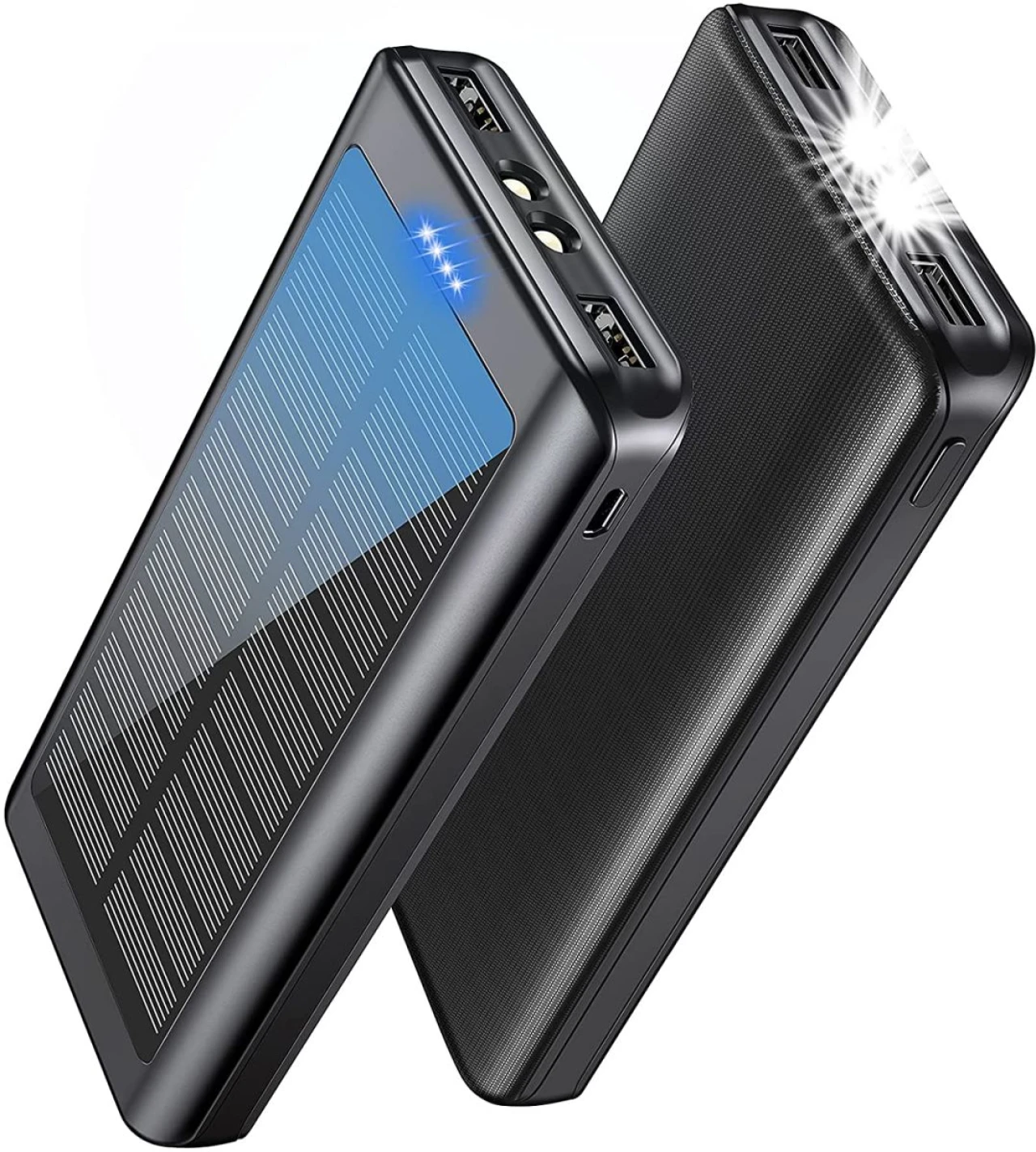 WBPINE Solar Charger Power Bank 30000 mAh