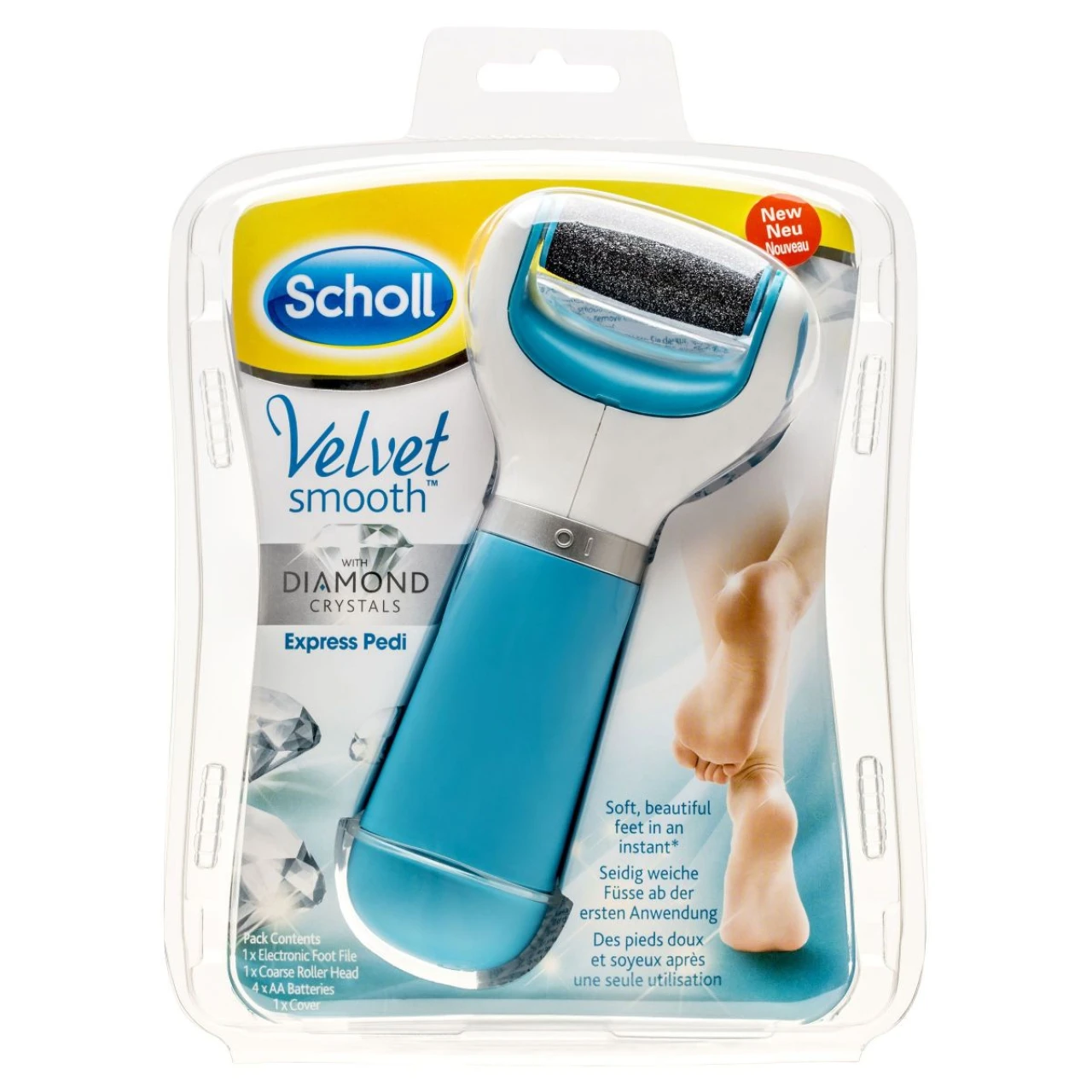Scholl Velvet Smooth Express Pedi Diamond Crystals