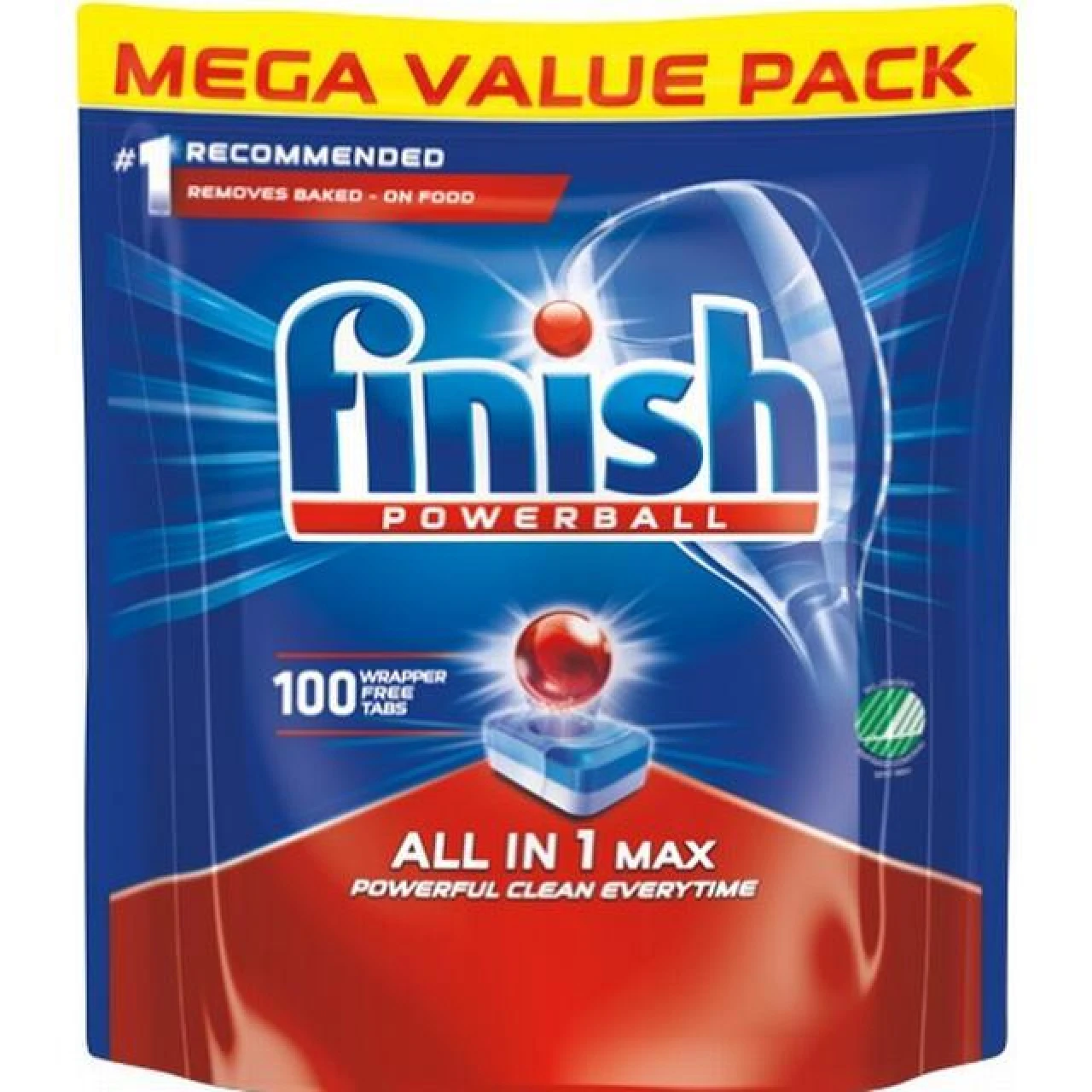 Finish Powerball All in One Max Dishwasher Tablets 100 pack