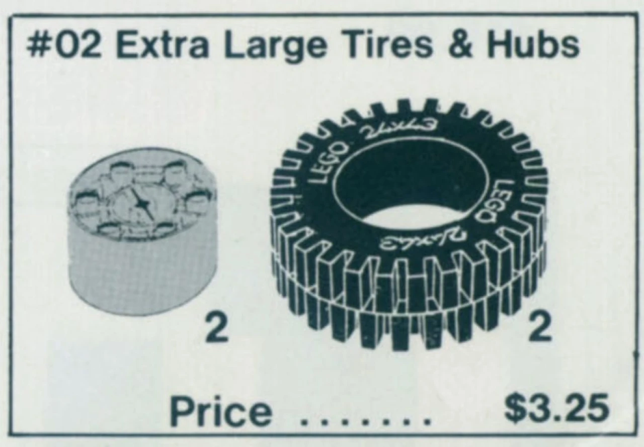 Lego Extra Large Tires & Hubs