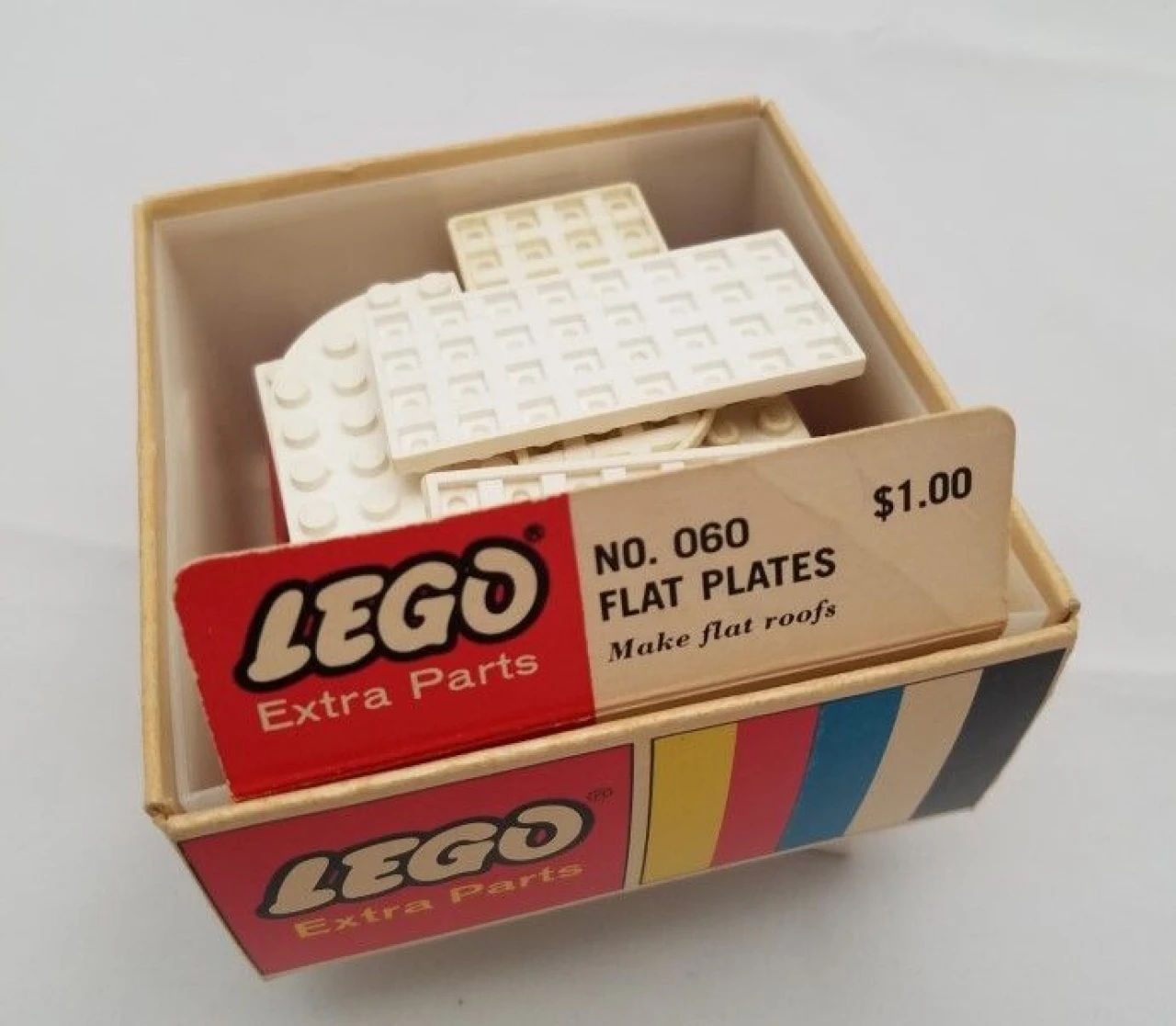 Lego Assorted White Plates
