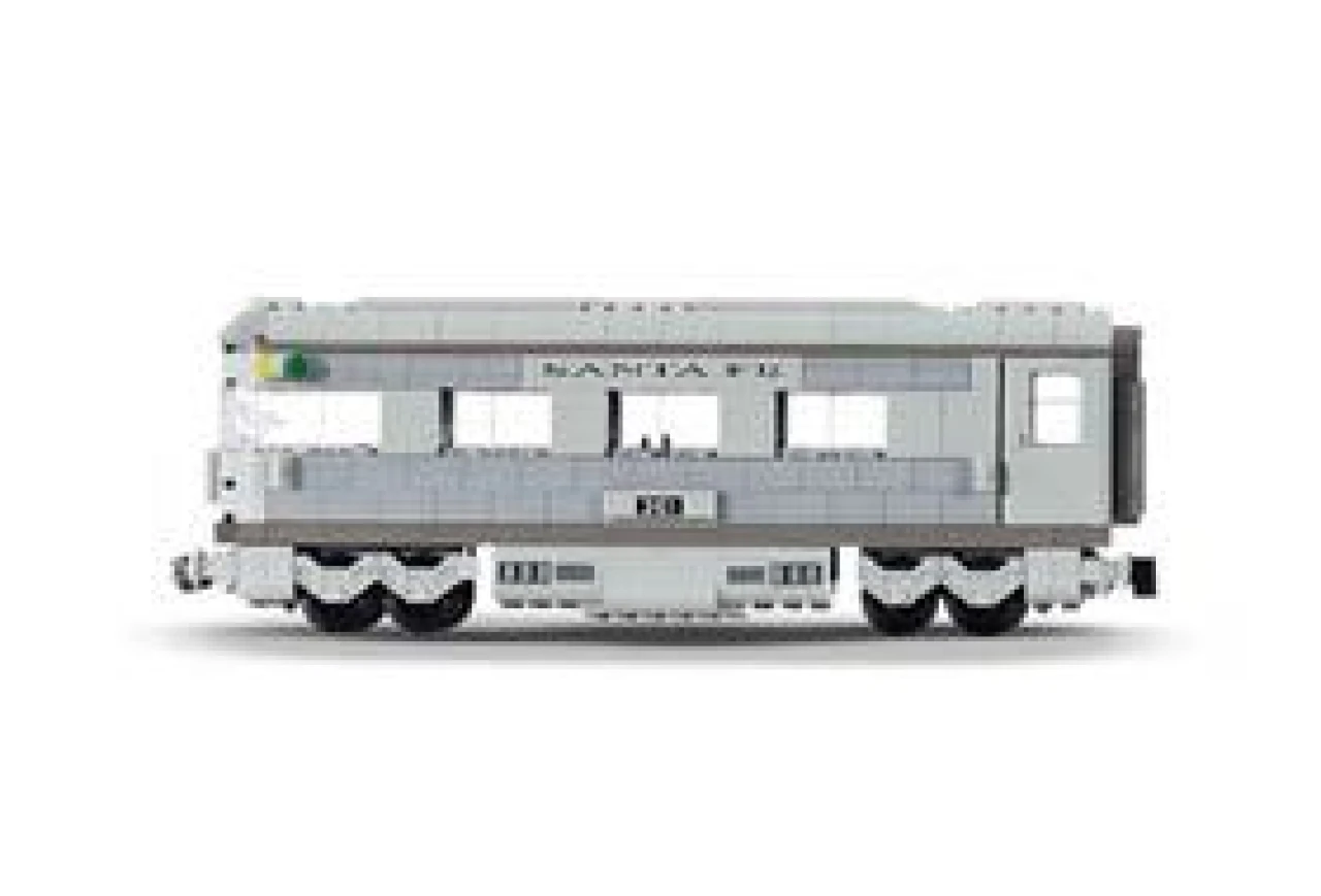Lego Santa Fe Cars - Set II (dining, observation, or sleeping car)