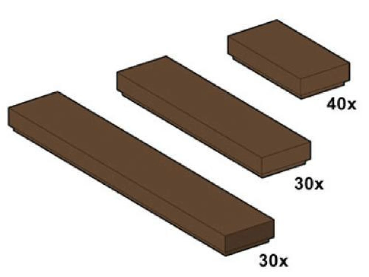 Lego Brown Tiles