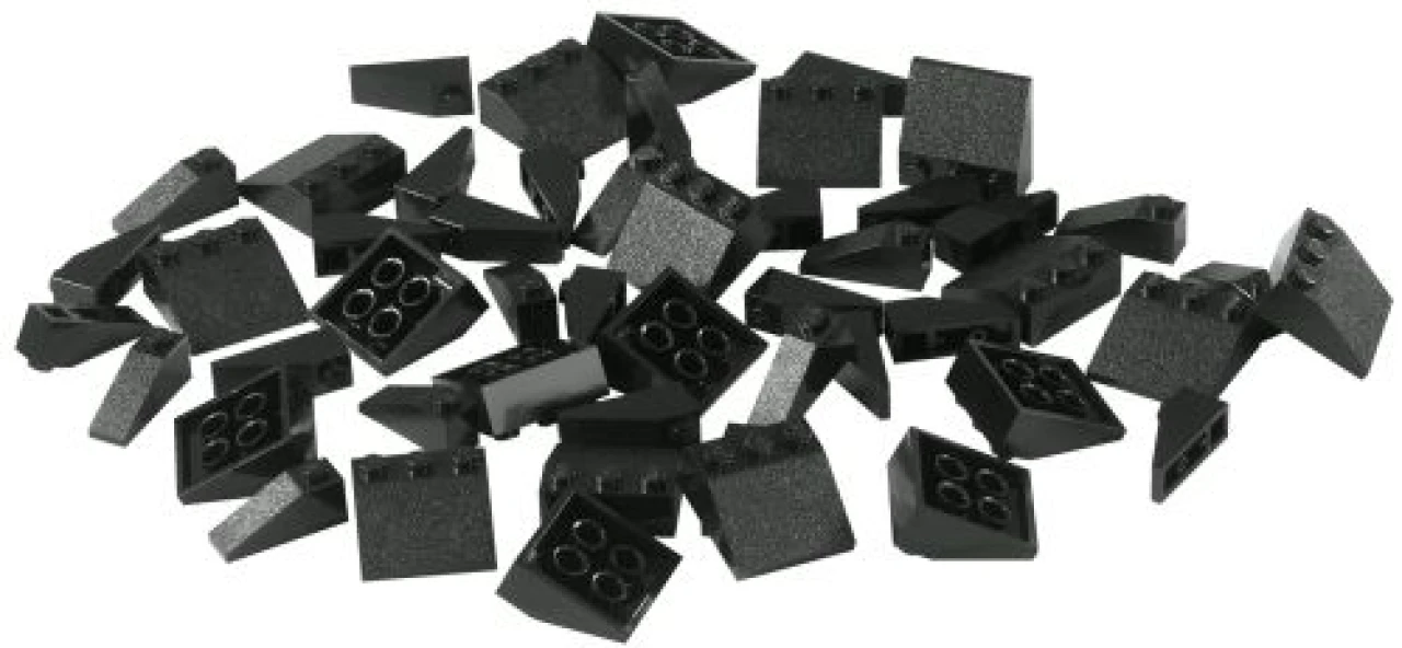 Lego Black Slopes 33 3 x 1 and 3 x 3
