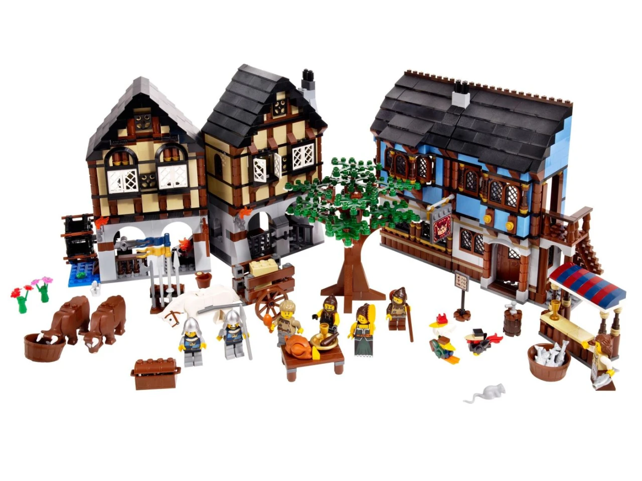 Lego Medieval Market Village