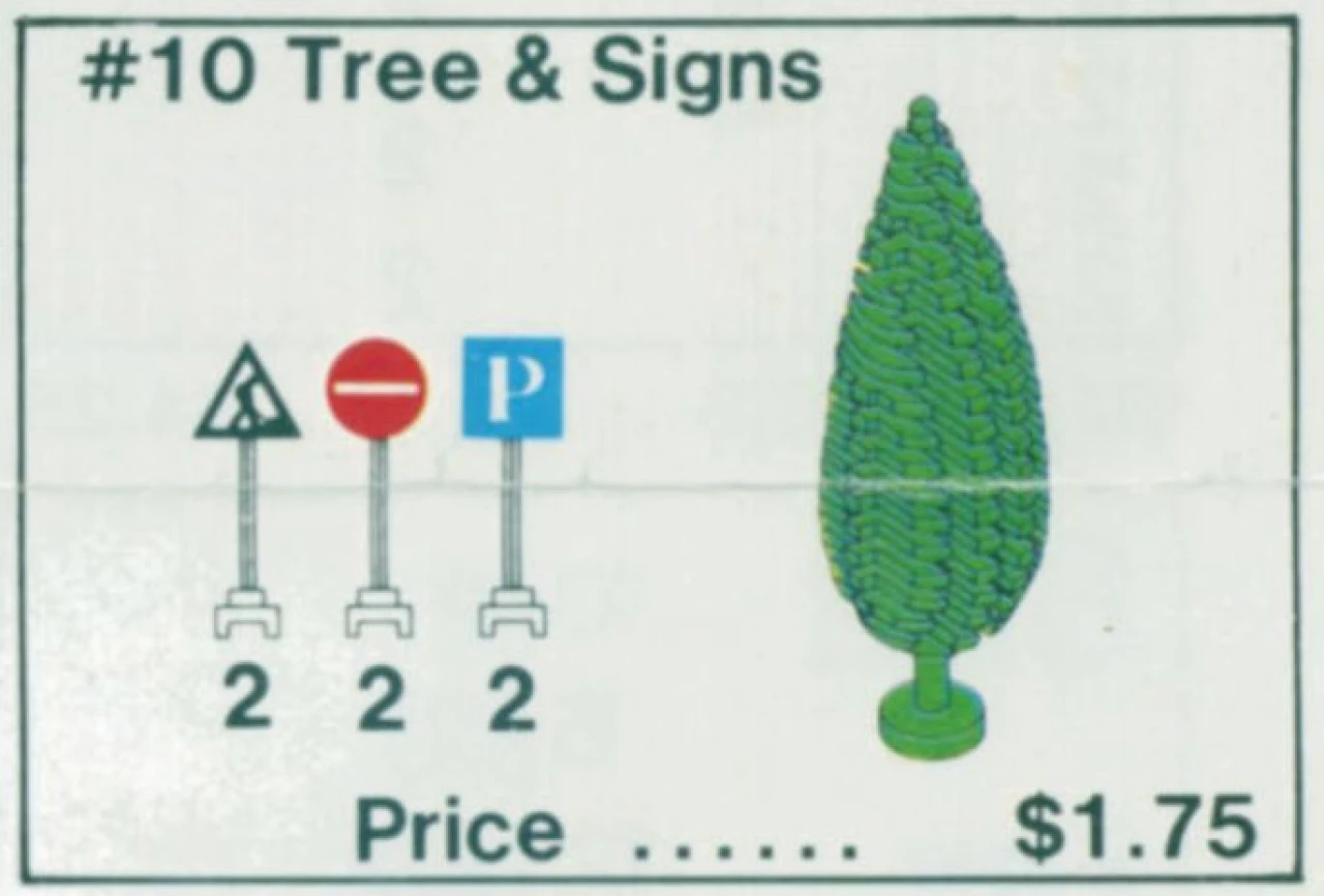 Lego Tree and Signs