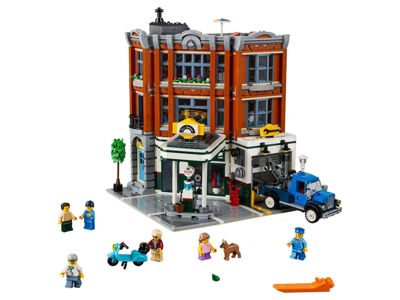 Lego Corner Garage