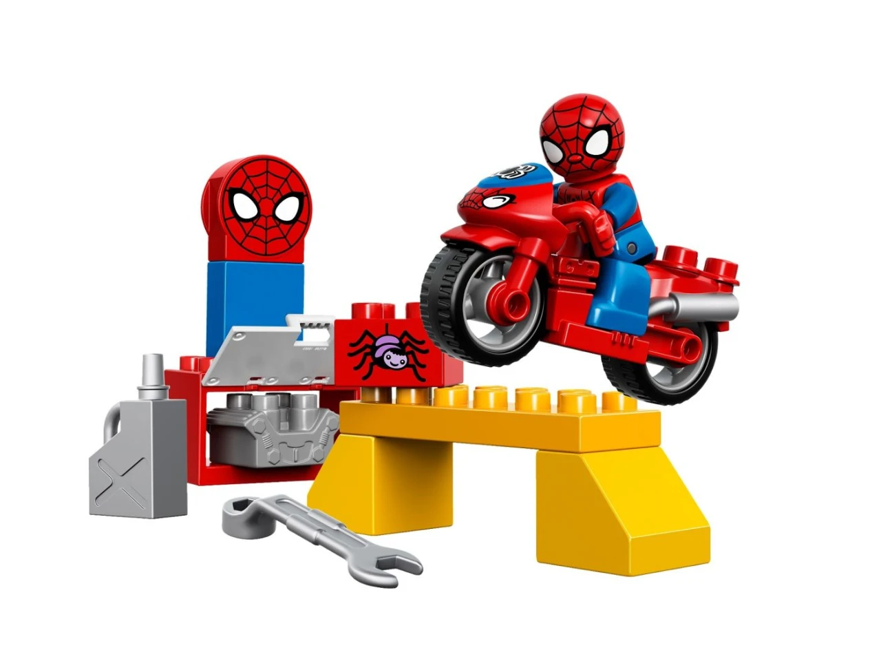 Lego Spider-Man Web-Bike Workshop