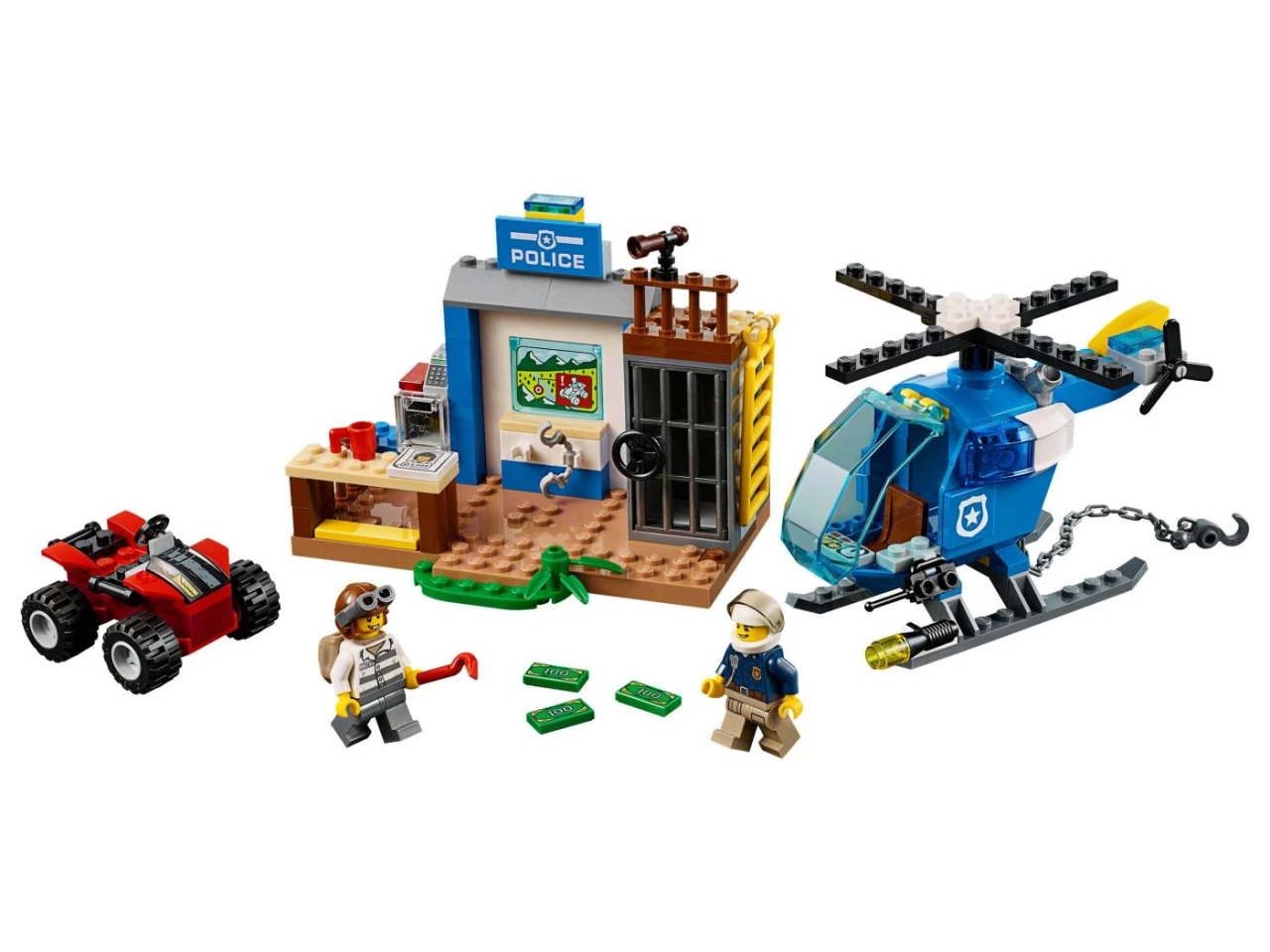 Lego Mountain Police Chase
