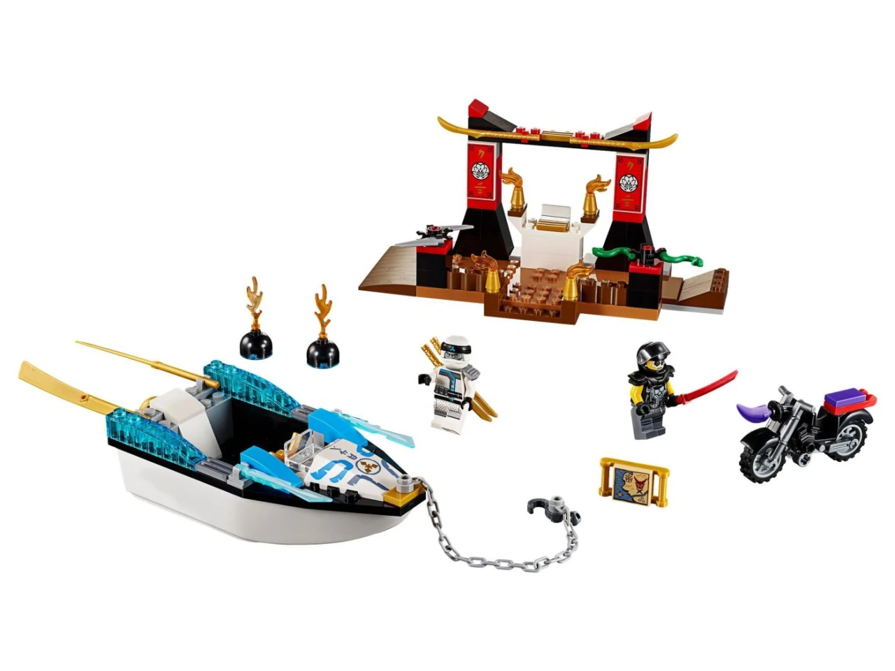 Lego Zane's Ninja Boat Pursuit