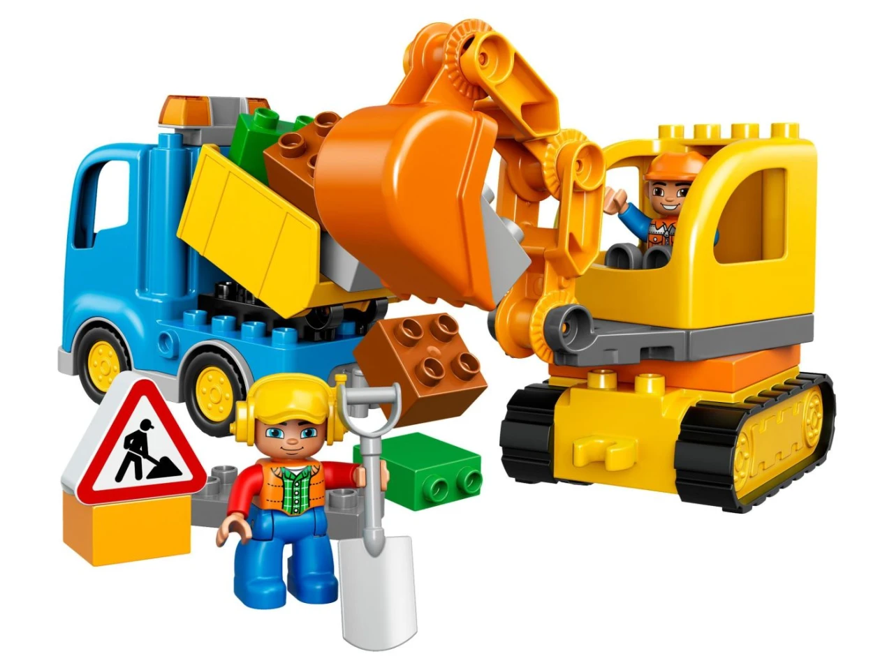 Lego Truck & Tracked Excavator