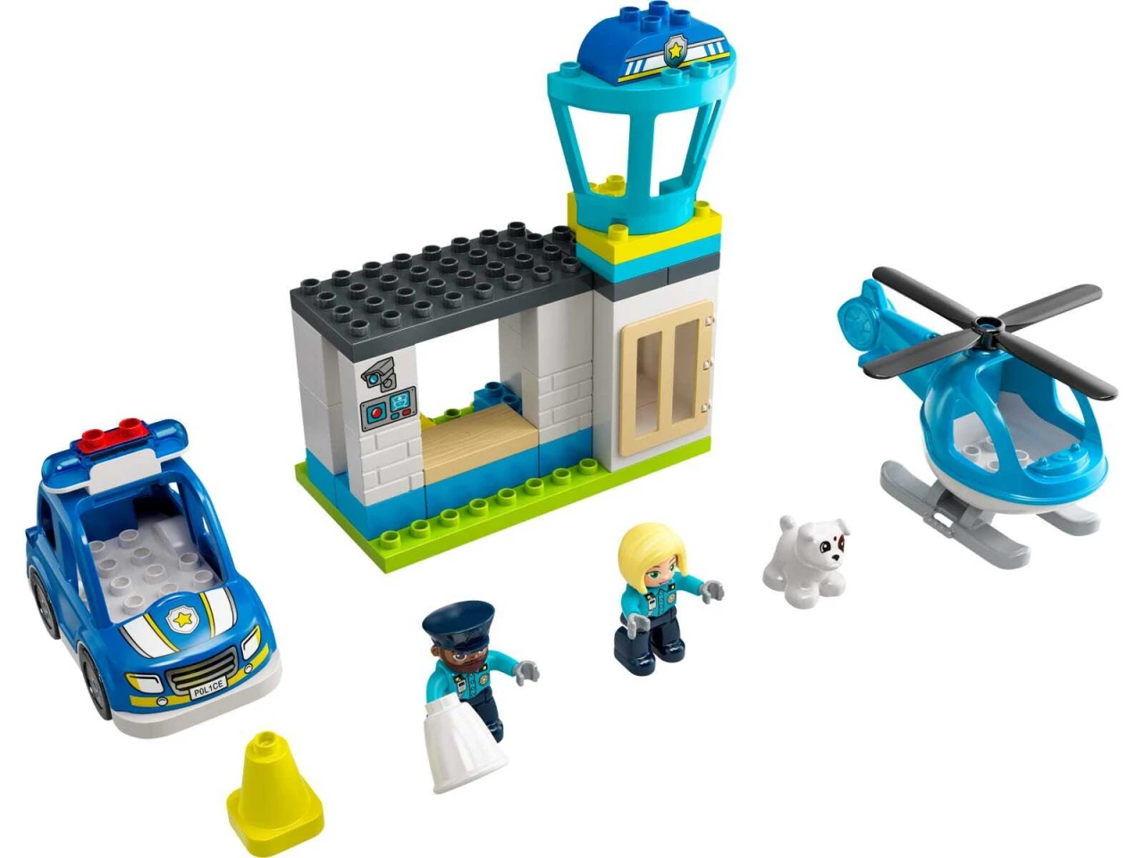 Lego Police Station & Helicopter
