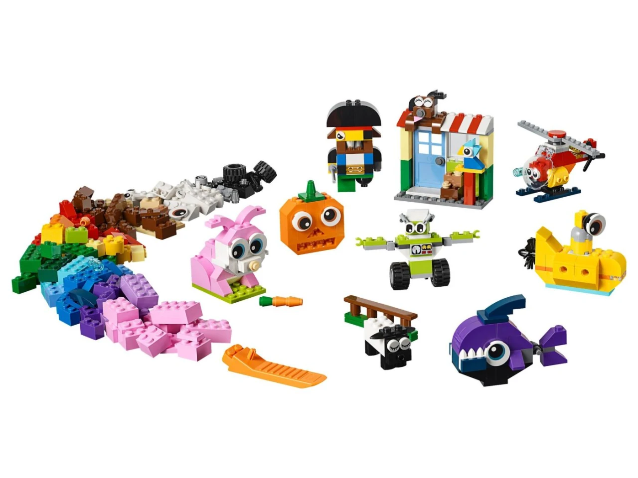 Lego Bricks and Eyes
