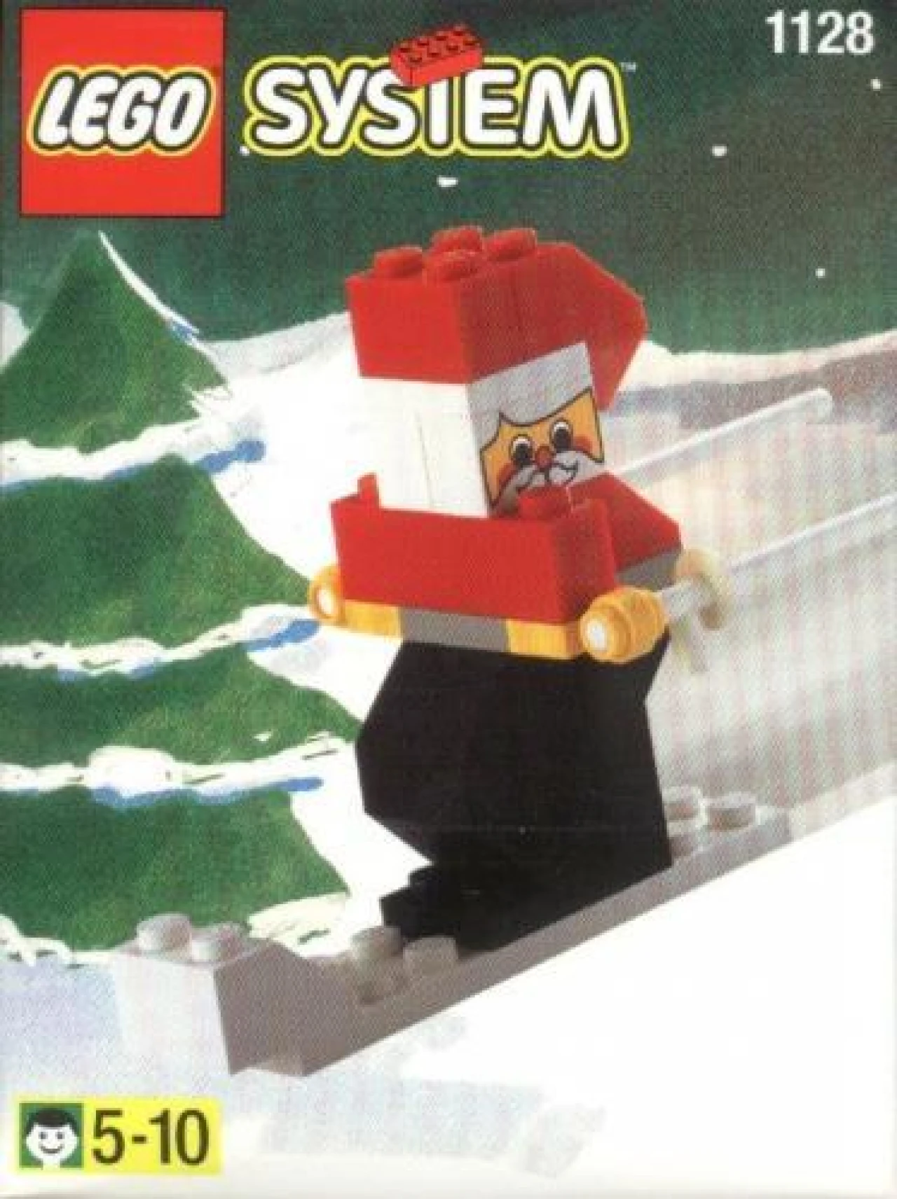 Lego Santa on Skis