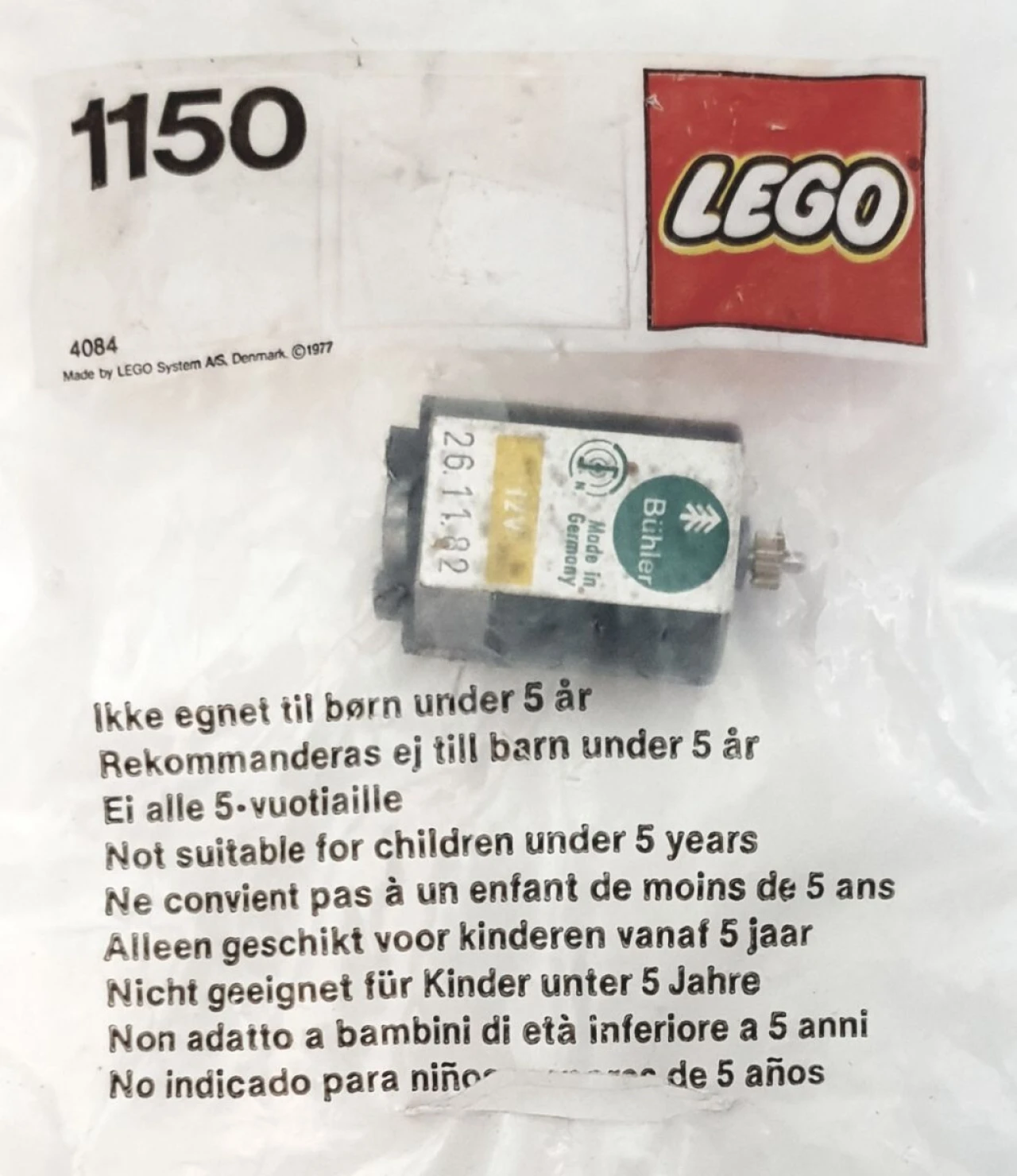 Lego Replacement Motor 12V