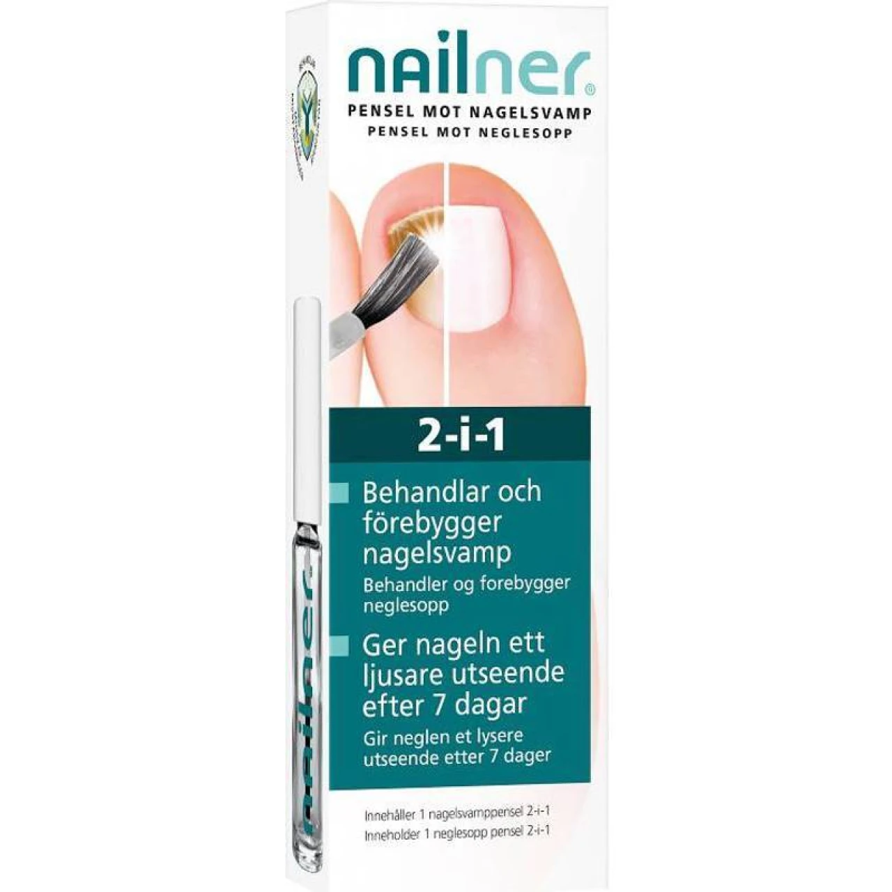 Nailner 2 in 1 Brush