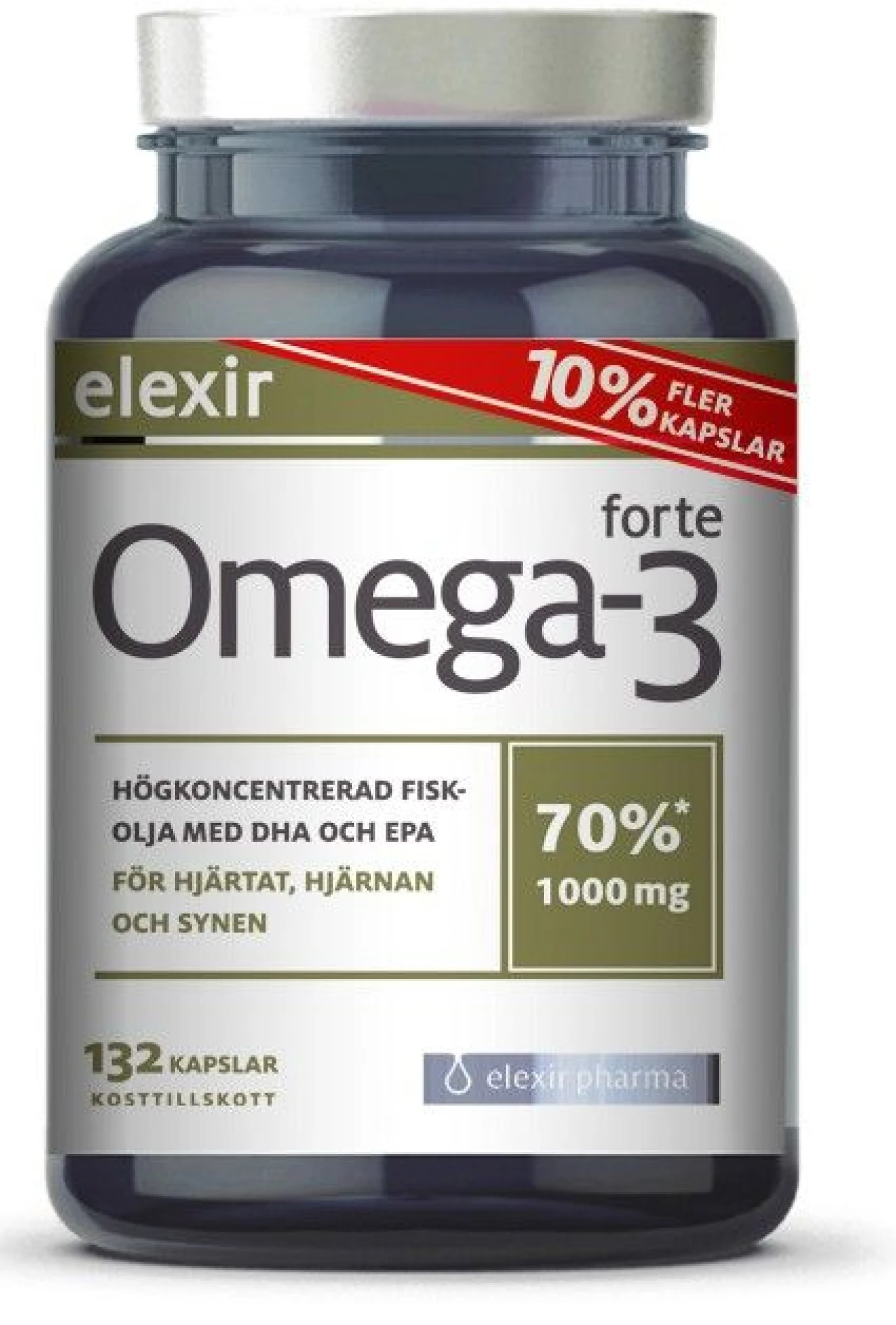 Elexir Omega-3 forte 1000 mg 132 kapslar